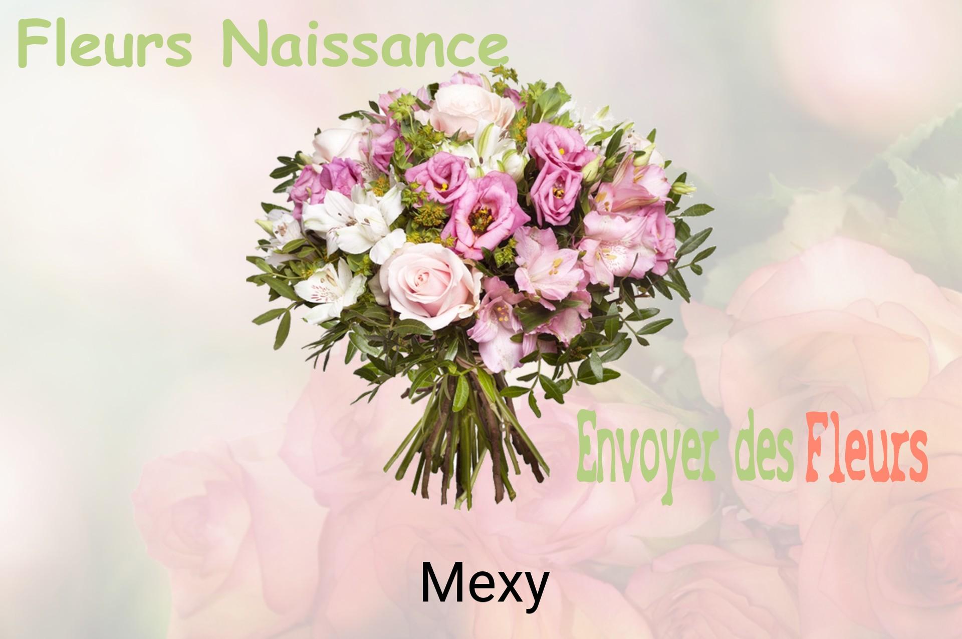 Bouquet de fleurs de naissance livré à Mexy